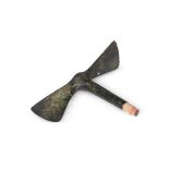 A CENTRAL EUROPEAN BRONZE AGE SHAFT-HOLE AXE ADZE CIRCA 1200-800 B.C