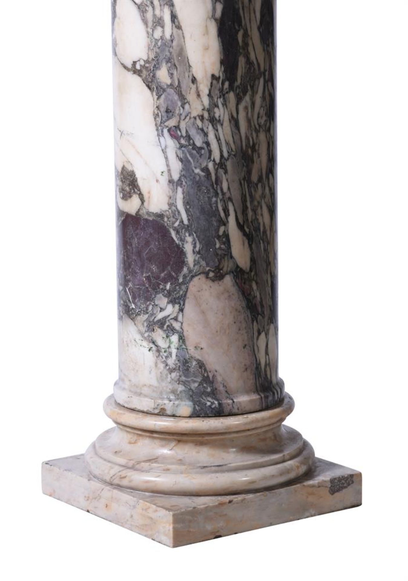 AN ITALIAN BRECCIA AFRICANA MARBLE PEDESTAL, 18TH/19TH CENTURY - Image 3 of 3