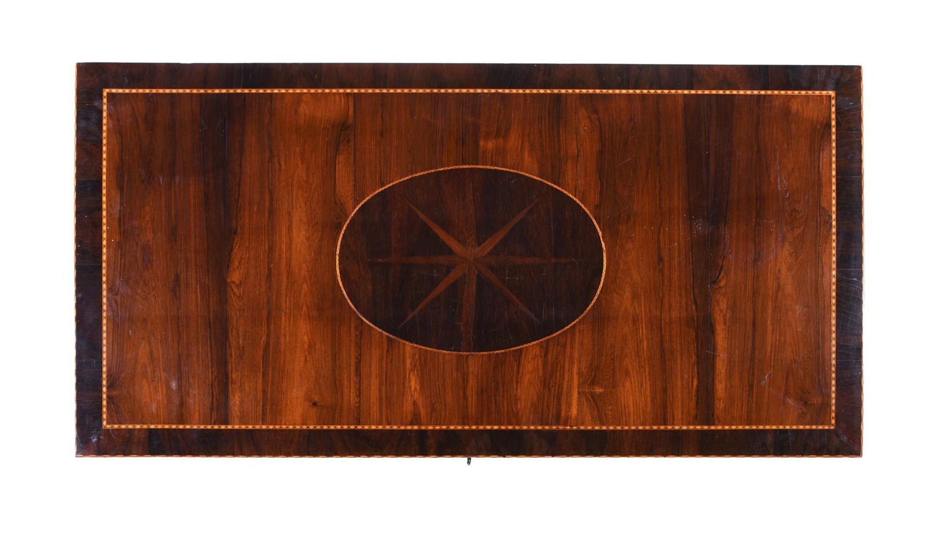 Y A PAIR OF ITALIAN ROSEWOOD, EBONY, PURPLEWOOD, SYCAMOR MARQUETRY AND INLAID COMMODES - Bild 4 aus 10