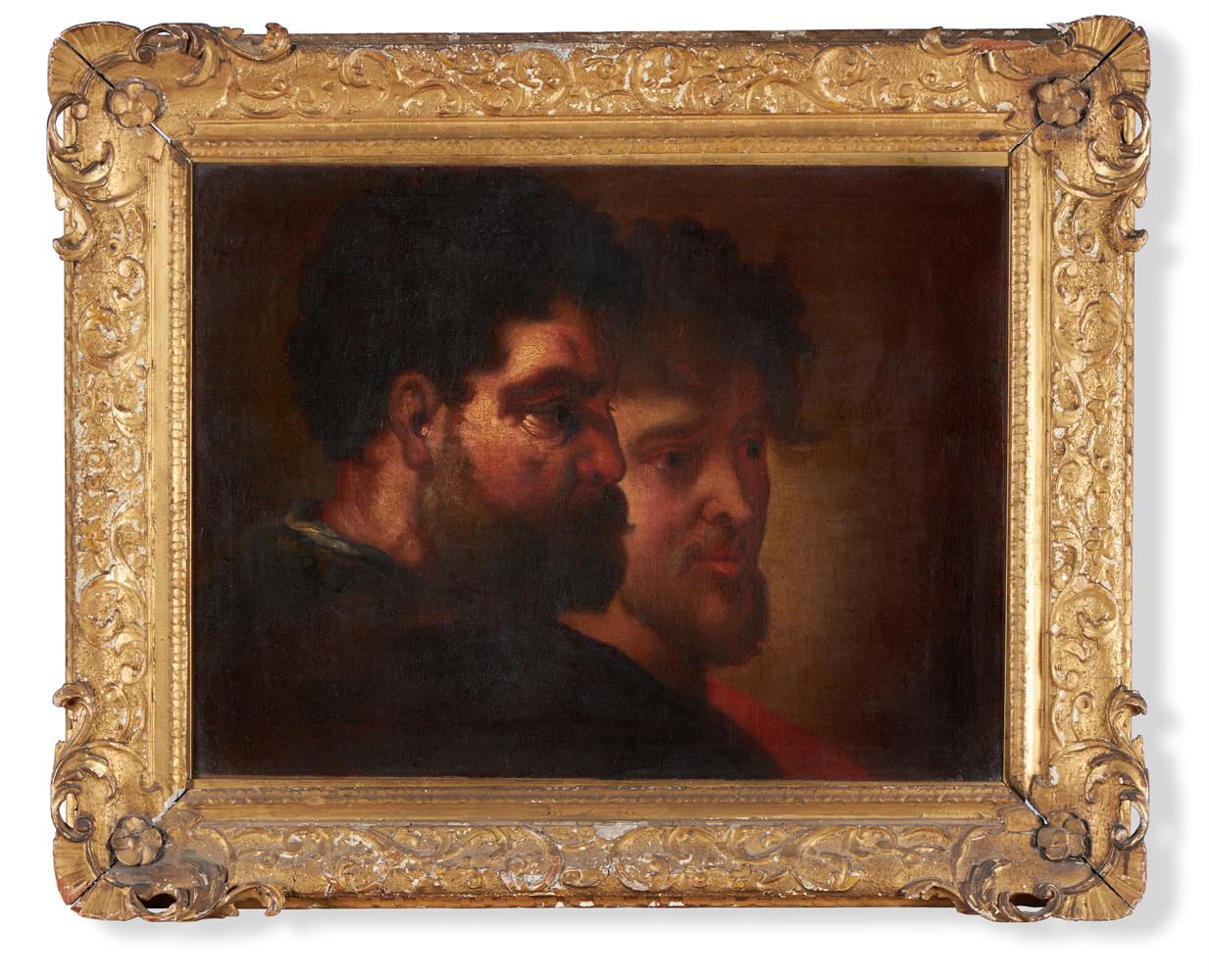 MANNER OF RUBENS, DOUBLE HEAD STUDY