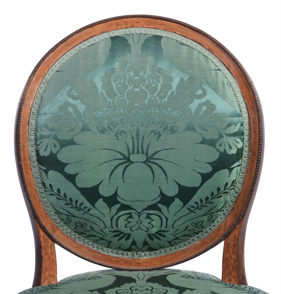A SET OF EIGHT GEORGE III CHAIRS IN THE MANNER OF JOHN LINNELL, CIRCA 1780 - Image 3 of 6