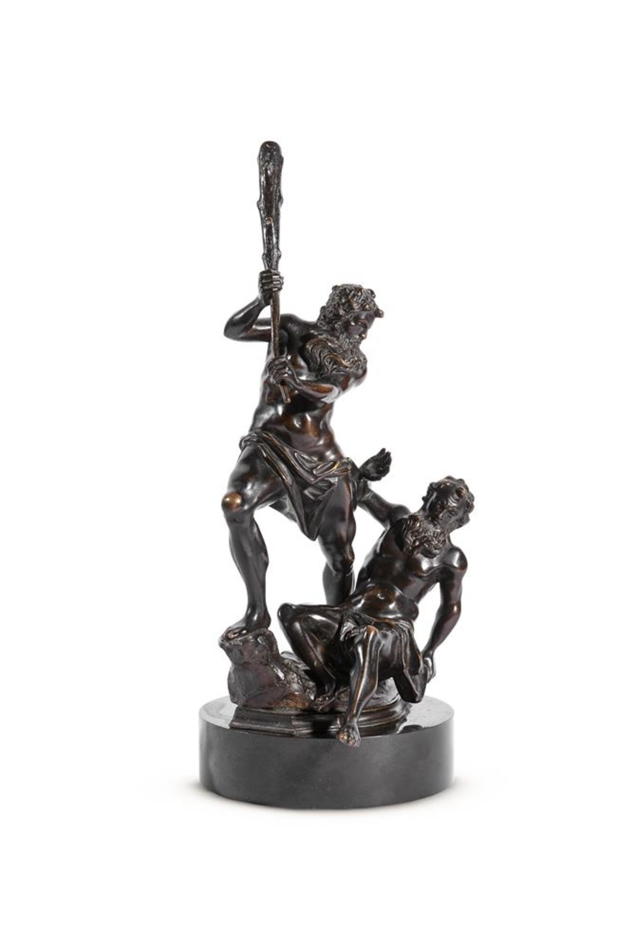 AN ITALIAN BRONZE GROUP OF HERCULES AND CACUS, 18TH/19TH CENTURY - Image 2 of 3