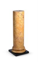 AN ENGLISH REGENCY SIENA SCAGLIOLA PEDESTAL, EARLY 19TH CENTURY