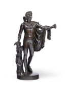 AFTER THE ANTIQUE- A BRONZE FIGURE OF THE APOLLO BELVEDERE