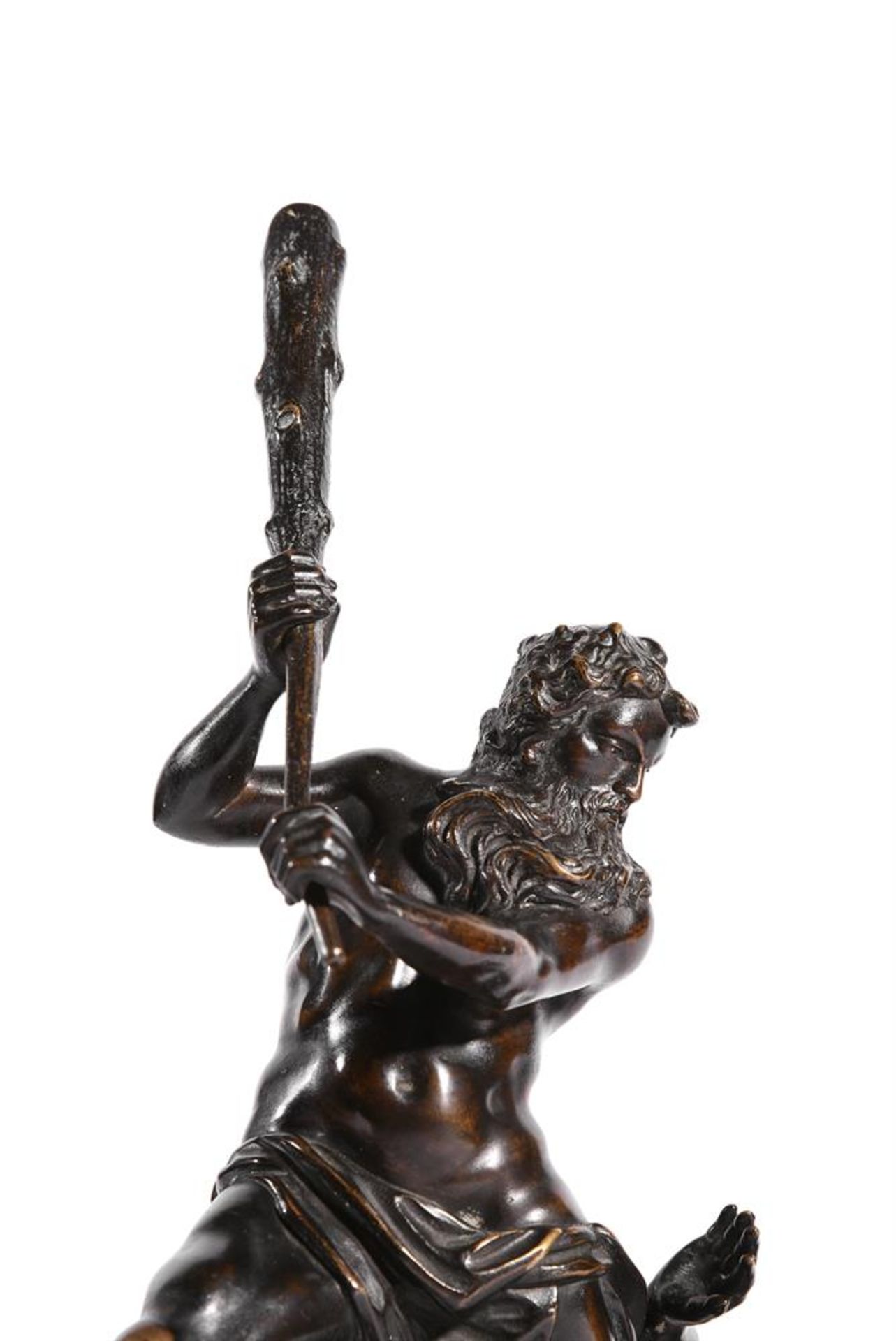 AN ITALIAN BRONZE GROUP OF HERCULES AND CACUS, 18TH/19TH CENTURY - Image 3 of 3