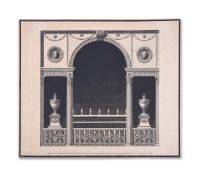 ENGLISH SCHOOL (LATE 18TH CENTURY), DESIGN FOR A MONUMENT
