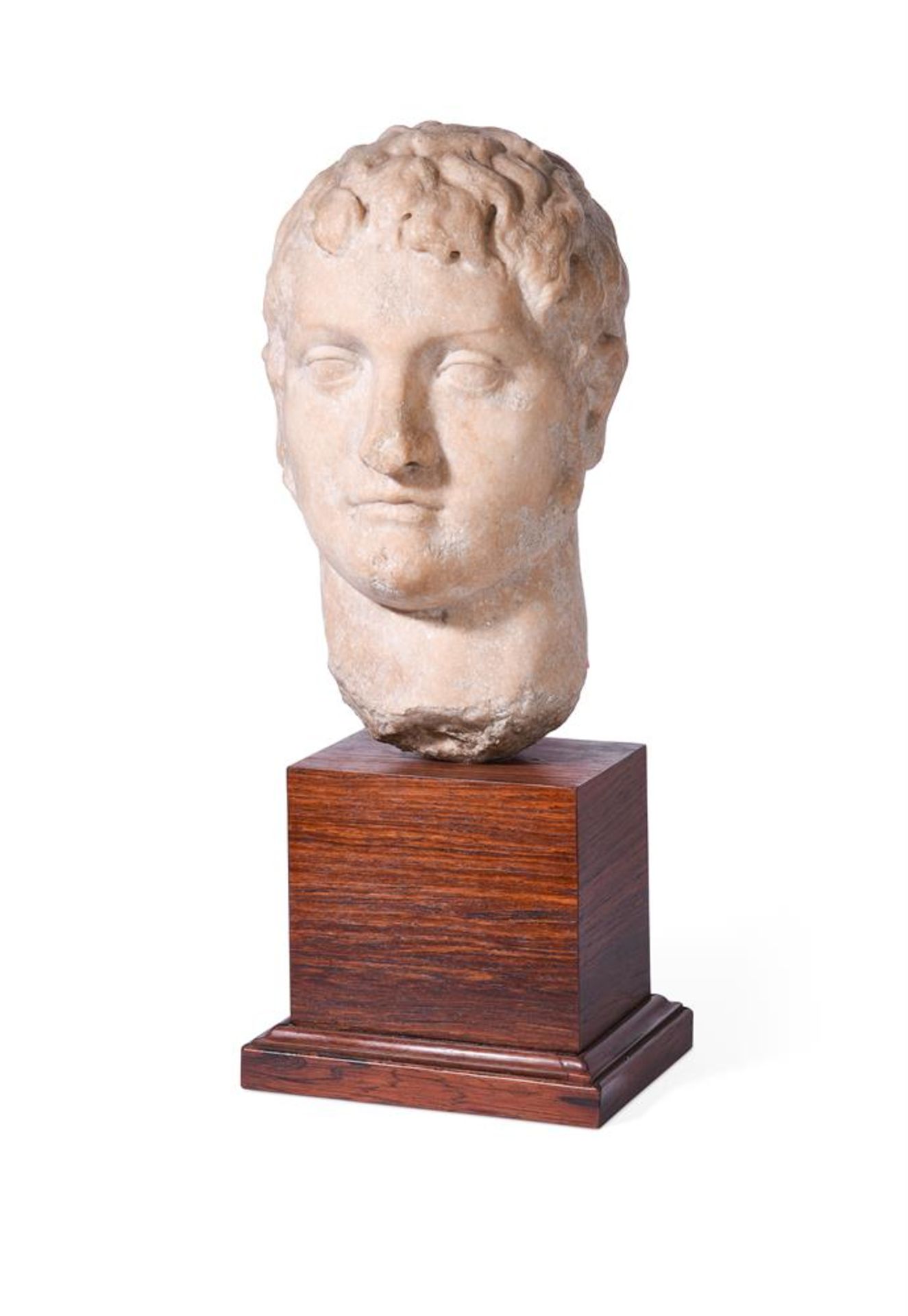 A ROMAN JULIO-CLAUDIAN MARBLE PORTRAIT HEAD OF A MAN, CIRCA 1ST CENTURY A.D.