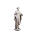 AFTER THE ANTIQUE- AN ITALIAN MARBLE FIGURE OF THE FLORA FARNESE, 18TH CENTURY