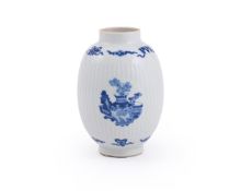 A Chinese blue and white inscribed jar
