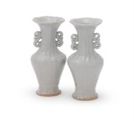 A pair of Chinese Qingbai ware vases