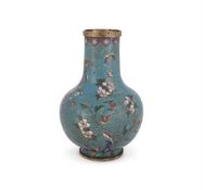 A large Chinese cloisonné vase