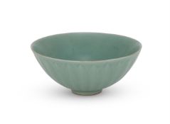 A Chinese longquan celadon-glazed 'Lotus' bowl