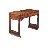 A Chinese Hongmu and Burrwood table