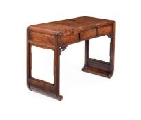 A Chinese Hongmu and Burrwood table