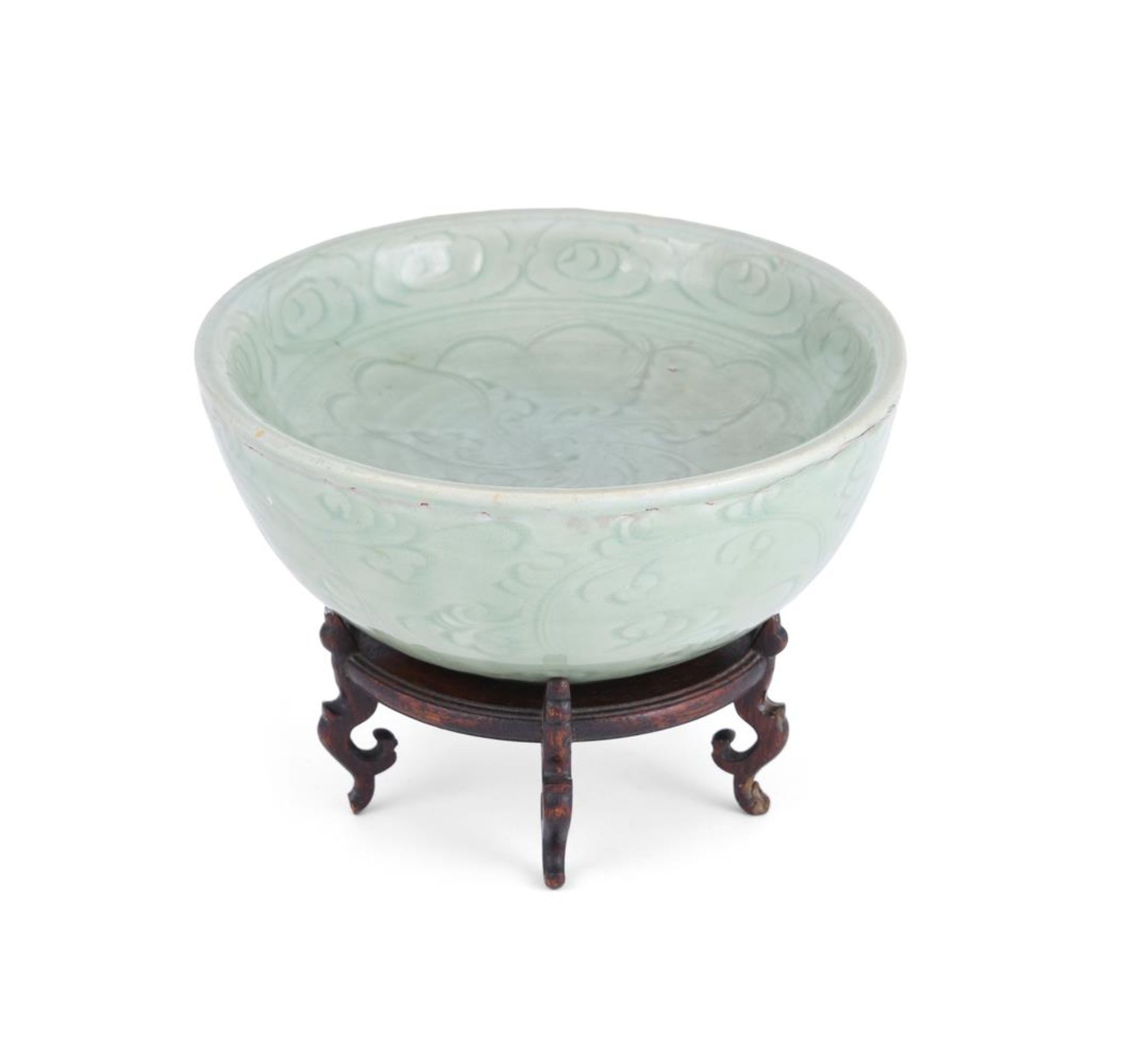 A Chinese Longquan celadon warming bowl