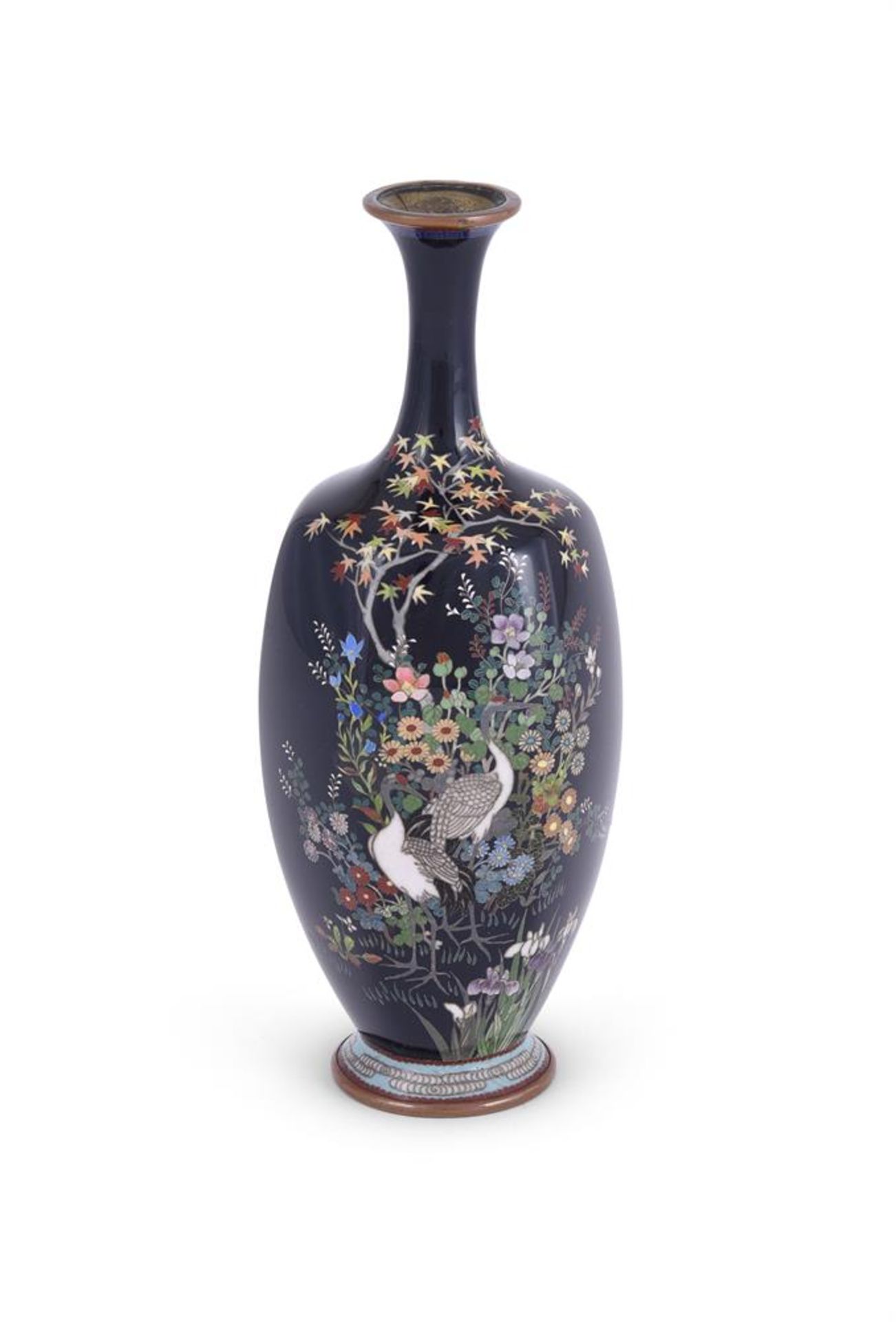 Adachi Kinjiro: A Japanese Cloisonné Enamel Vase