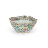A Cantonese Famille Rose square bowl