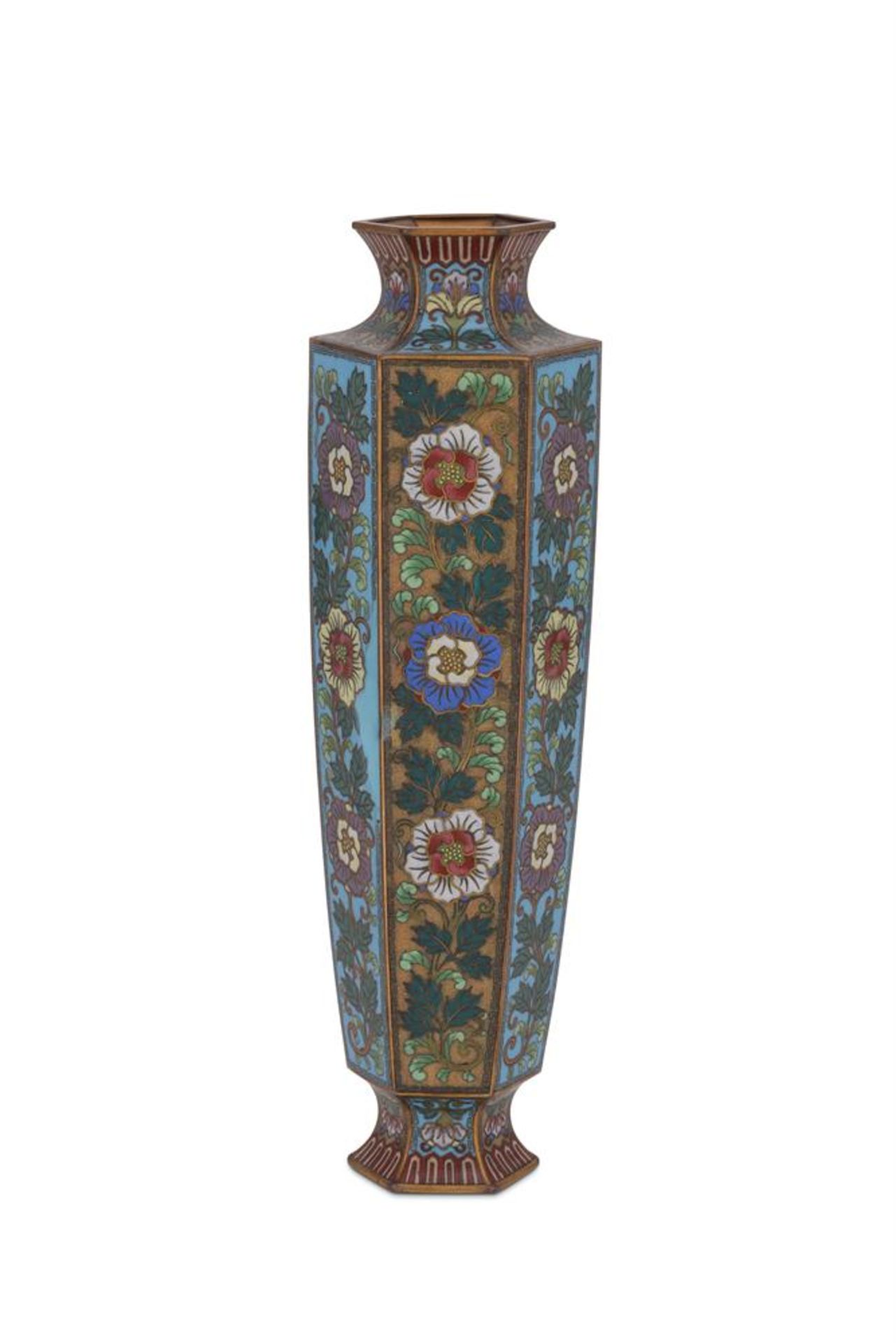 Kumeno Teitaro: A Japanese Cloisonné Enamel Vase - Image 2 of 4