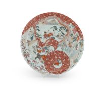 Hichozan Shimpo-sei: A Large Arita Porcelain Charger