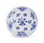 A Chinese blue and white saucer