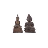 Two figures of Buddha