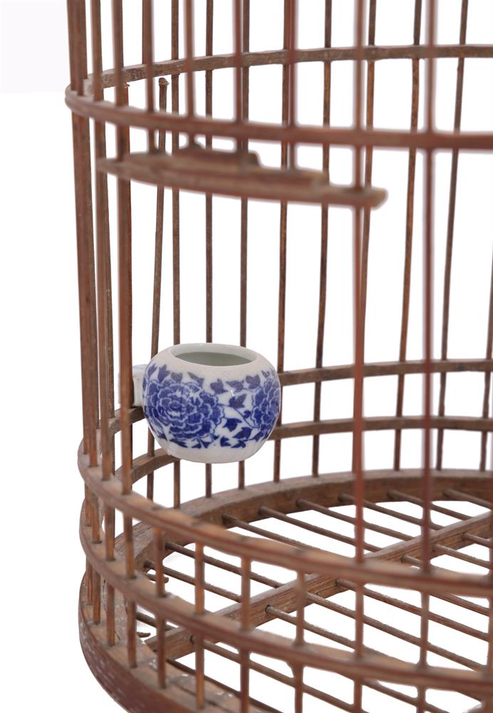 A Chinese bamboo bird cage - Image 3 of 3
