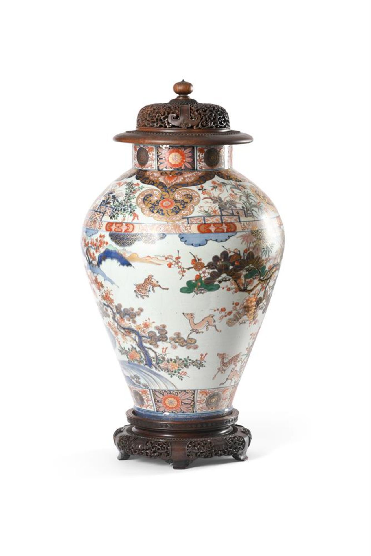 A Large Japanese Arita Porcelain Vase