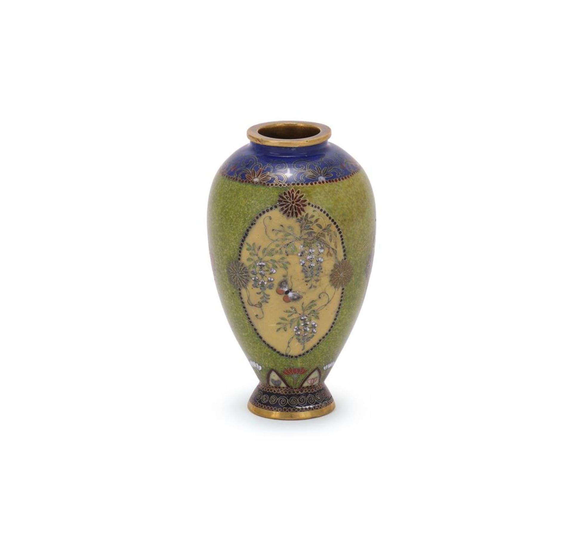 Namikawa Style: A Japanese Cloisonné Enamel Vase - Image 2 of 3