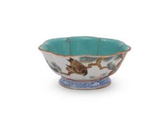 A Chinese Famille Rose fruit bowl