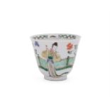 A Chinese Famille Verte cup