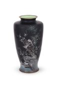 A Large Japanese Cloisonné Enamel Vase