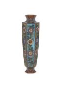 Kumeno Teitaro: A Japanese Cloisonné Enamel Vase