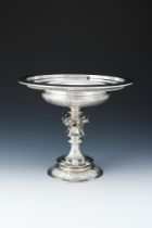 A VICTORIAN SILVER PEDESTAL CUP