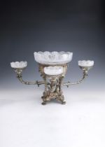 A GEORGE III SILVER EPERGNE