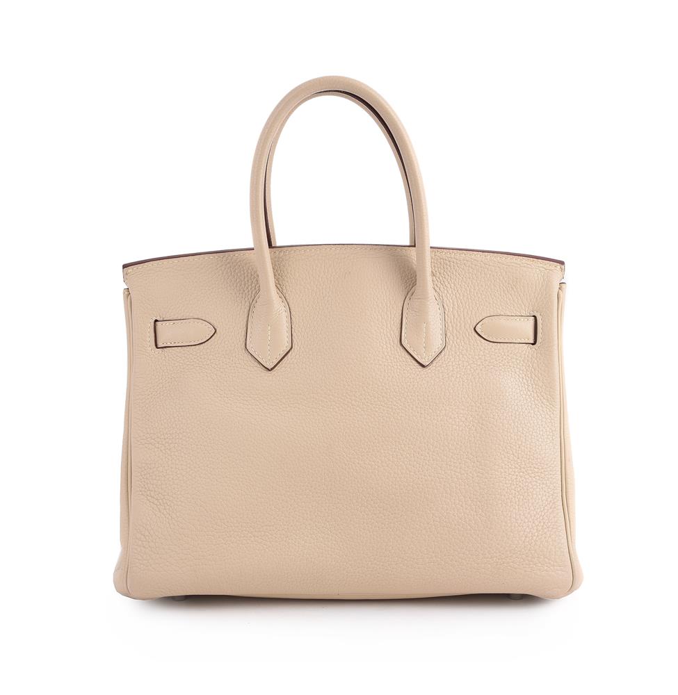 HERMÈS, BIRKIN 30, A CREAM TOGO LEATHER HANDBAG, CIRCA 2008 - Image 3 of 6