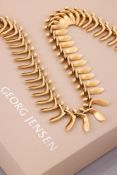 GEORG JENSEN, SYCAMORE POD, AN 18 CARAT GOLD NECKLACE, NO.1115, LONDON 2014