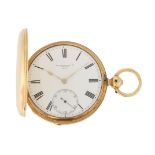 KILPATRICK & CO., LONDON AN 18 CARAT GOLD FULL HUNTER POCKET WATCH