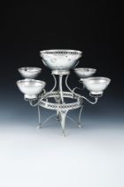 A GEORGE III SILVER EPERGNE