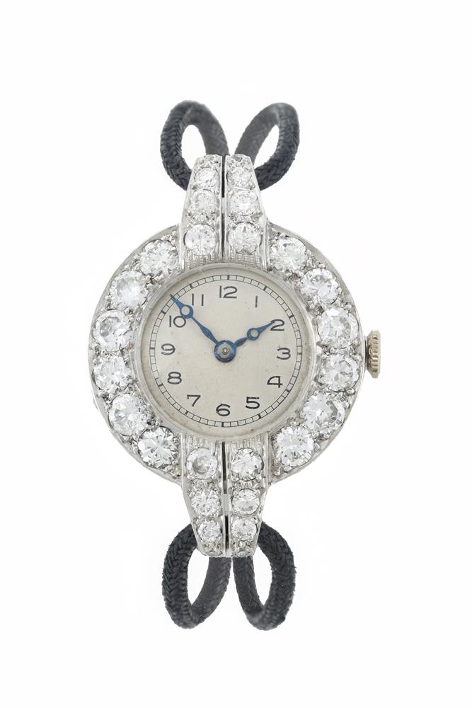 A 1920'S DIAMOND COCKTAIL WATCH - Image 2 of 2