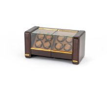 BUBEN & ZORWEG, TIME MOVER, EVOLUTION 8, A BROWN LACQUERED WATCH WINDER