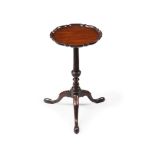 A GEORGE II MAHOGANY KETTLE STAND, MID 18TH CENTURY