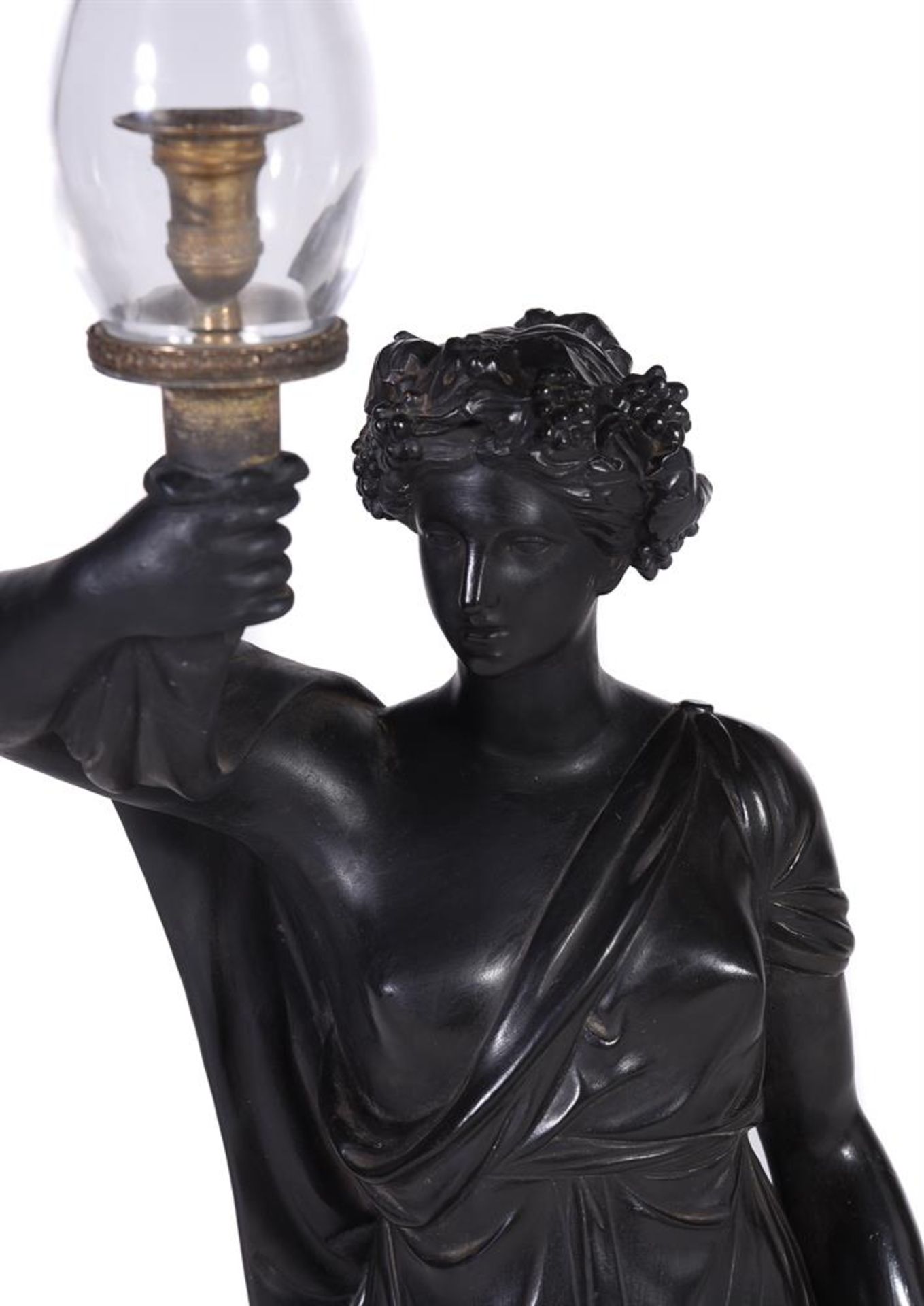 A REGENCY PLASTER FIGURAL LIGHT BY ROBERT SHOUT, EARLY 19TH CENTURY - Bild 2 aus 7