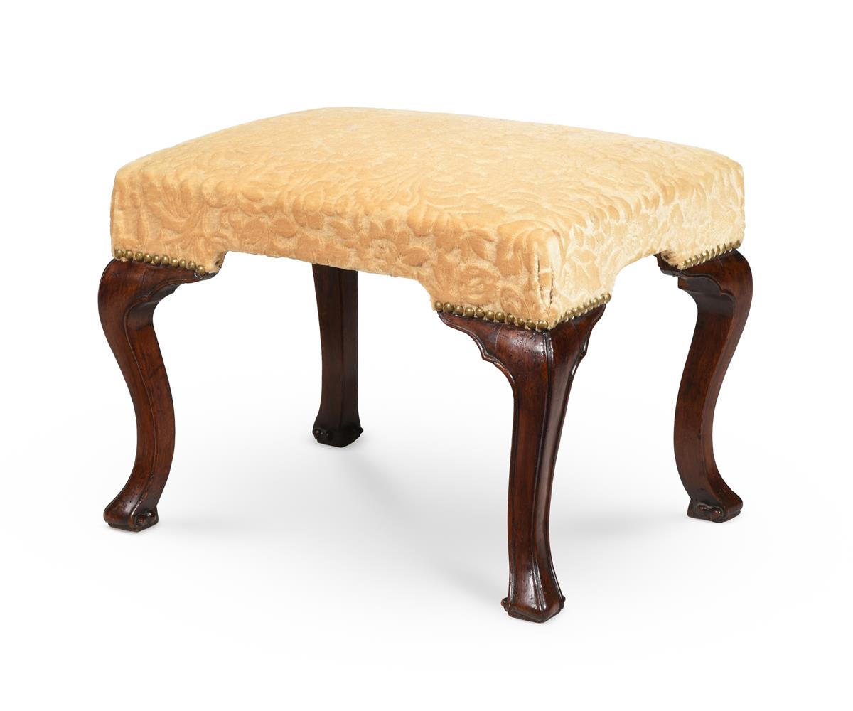 A GEORGE I WALNUT STOOL, CIRCA 1720