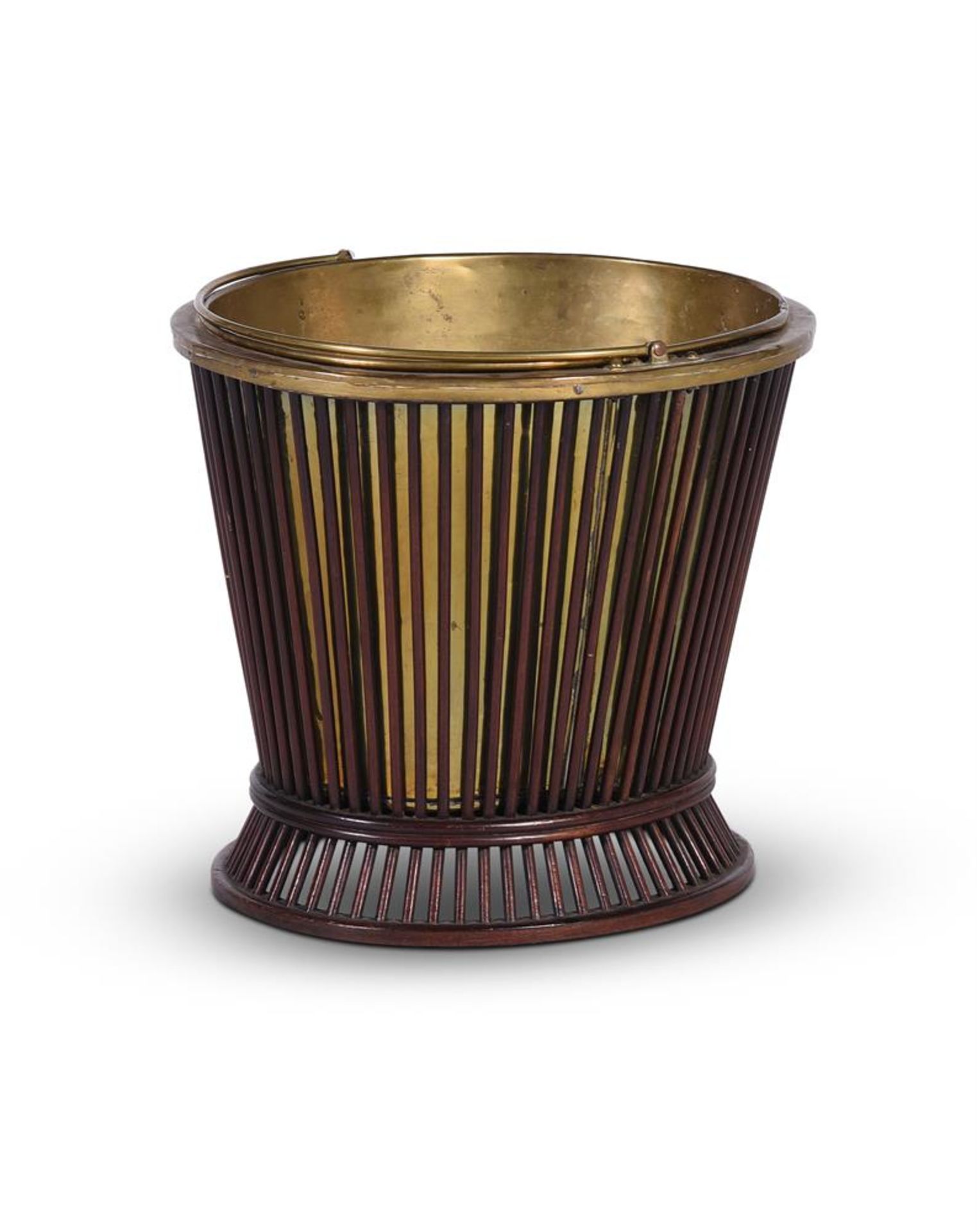 A GEORGE III MAHOGANY 'SPINDLE' BUCKET, LATE 18TH CENTURY - Image 2 of 2