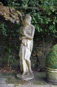 A STONE COMPOSITION MODEL OF APHRODITE, AFTER ANTONIO CANOVA, 20TH CENTURY