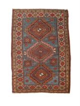 A CAUCASIAN KAZAK RUG, CIRCA 1880, approximately 213 x 134cm