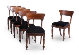 A SET OF FOURTEEN WILLIAM IV MAHOGANY DINING CHAIRS, IN THE MANNER OF GILLOWS, CIRCA 1835