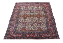 A FINE ANTIQUE ISFAHAN CARPET, CIRCA 1900, approximately 342 x 276cm