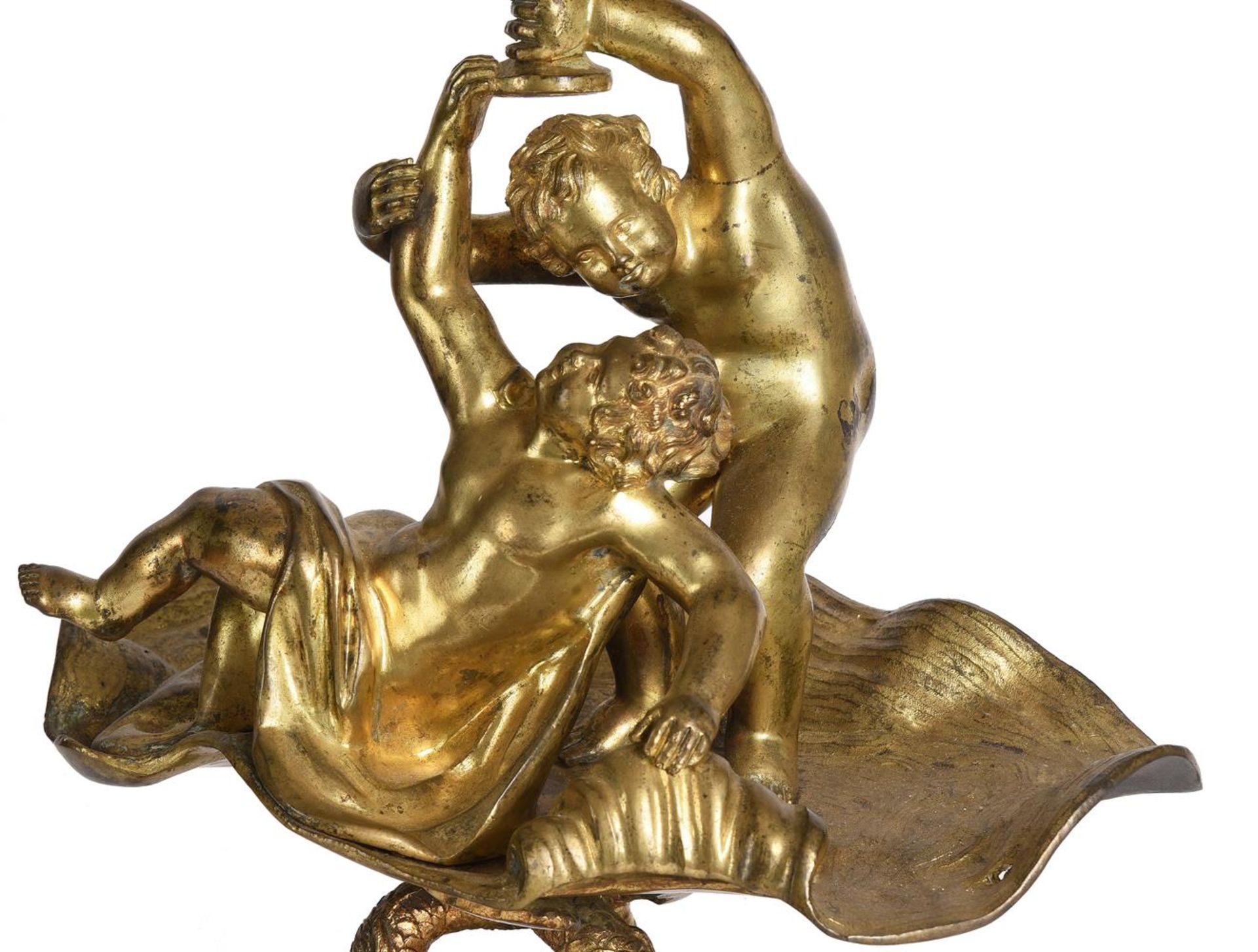 A GEORGE IV GILT METAL TABLE CENTREPIECE, BY T.B. WHITFIELD, CIRCA 1825 - Image 3 of 5