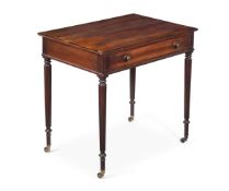 A REGENCY MAHOGANY SIDE OR 'CHAMBER' TABLE, ATTRIBUTED TO GILLOWS, CIRCA 1820